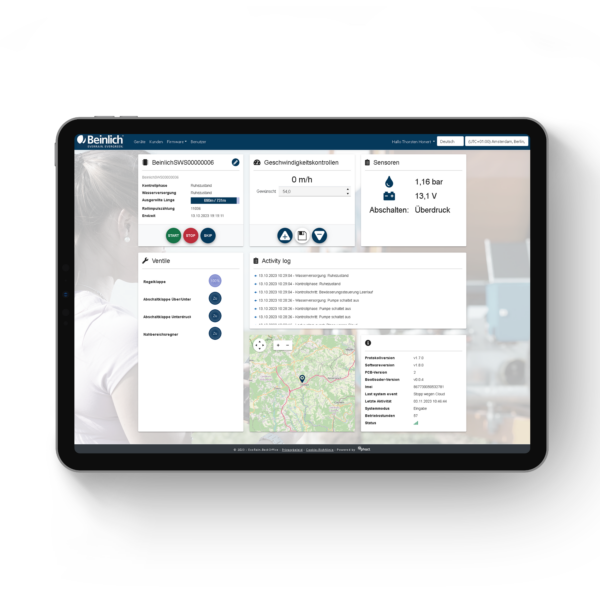EcoRain IPad frontal
